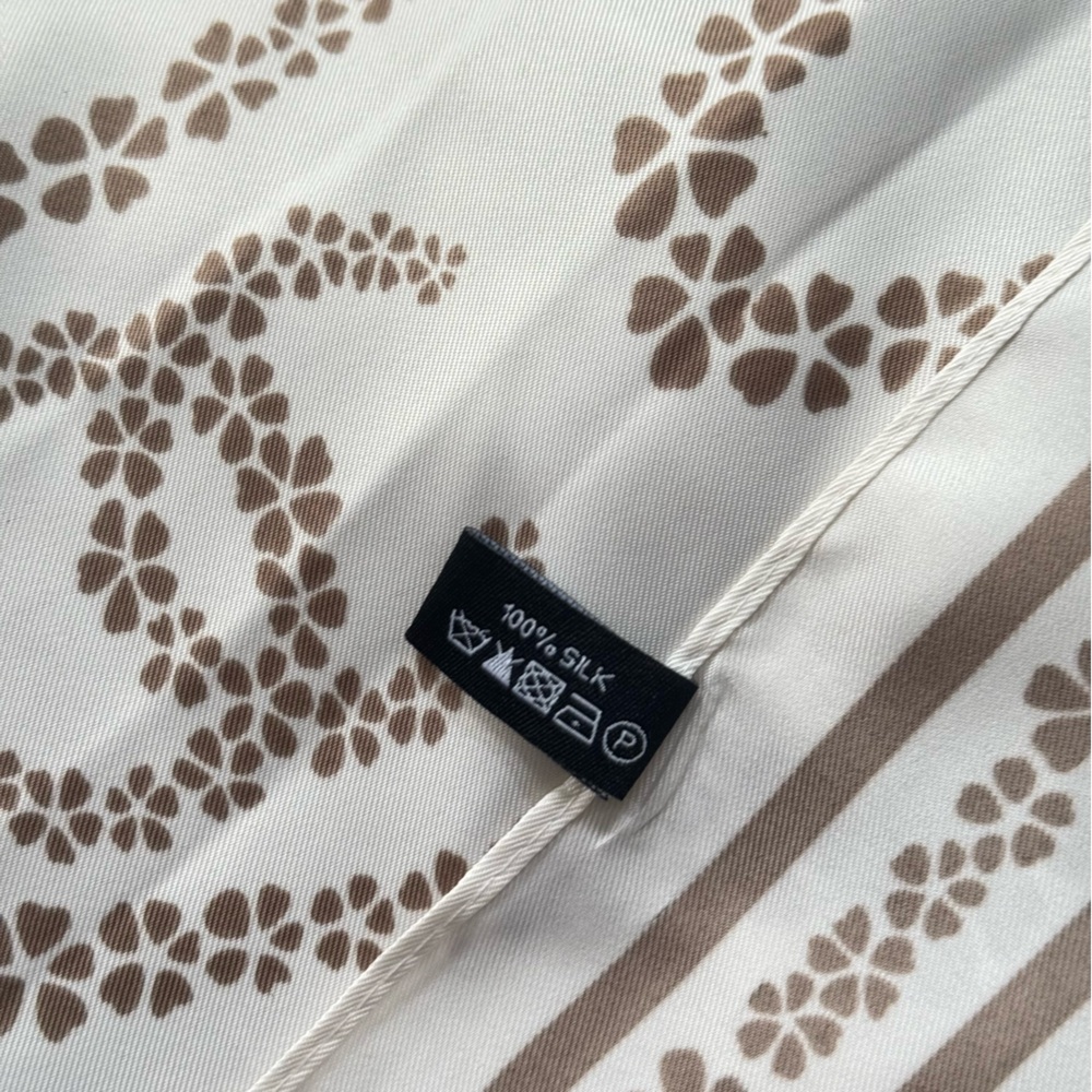 Chanel luxury vibes silky scarf 35x35‼️LAST ONE LEFT - Picture 3 of 5